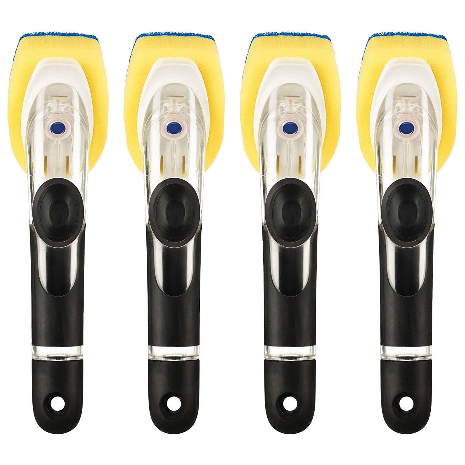 OXO Good Grips Tough Soap Dispensing Nylon Dish Scrub Brush w/ Scraper