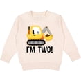 thumbnail image 2 of Inktastic 2nd Birthday Construction Truck Boy Toddler Sweatshirt, 2 of 4