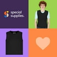 thumbnail image 6 of Special Supplies Sensory Compression Vest Deep Pressure Comfort for Autism, Hyperactivity, Mood Processing Disorders, Breathable, Form-Fitting, Kids and Adults (Black, Large 24x42 inches), 6 of 9