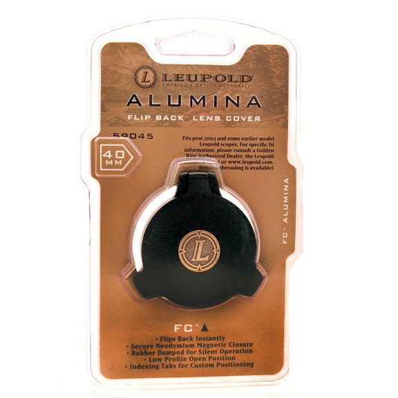 Leupold Alumina Flip-Back FC Alumina Rifle Scope Objective Lens Cover, 40mm - 59045
