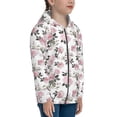 thumbnail image 5 of Sikiie Rose Flowers Zip Up Hoodie Teenage, hoodies for Teenage, Zipper Sweatshirt Jacket for Daily, Traveling-Medium, 5 of 6