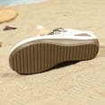 thumbnail image 4 of Sandals for Women, Fashion Women Casual Round Head Comfy Slippers Beach Casual Slipsole Shoes, 4 of 9