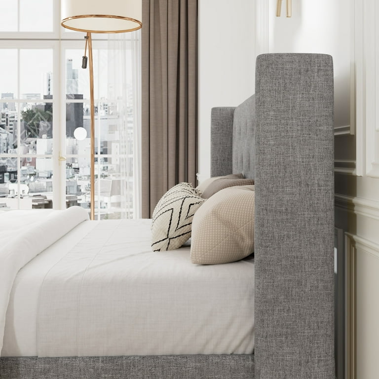 Allewie Modern Full Size Bed Frame with Lift Up Storage and