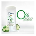 thumbnail image 3 of Dove 0% Aluminum Deodorant Stick - Cucumber and Green Tea, 4 pk./2.6 oz., 3 of 9