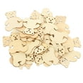 thumbnail image 4 of PAMINGONO Graffiti Bears Cutouts 24Pcs Wood Pieces for Diy Crafts and Album Making, 4 of 8