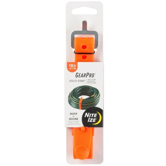 Nite Ize GearPro Utility Strap Adjustable Orange 18in x 23mm