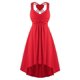 thumbnail image 1 of Vestido de Fiesta Talla Extra Asimétrico Estampado Corazón Rosegal  Vestidos casuales de talla grande, 1 of 5
