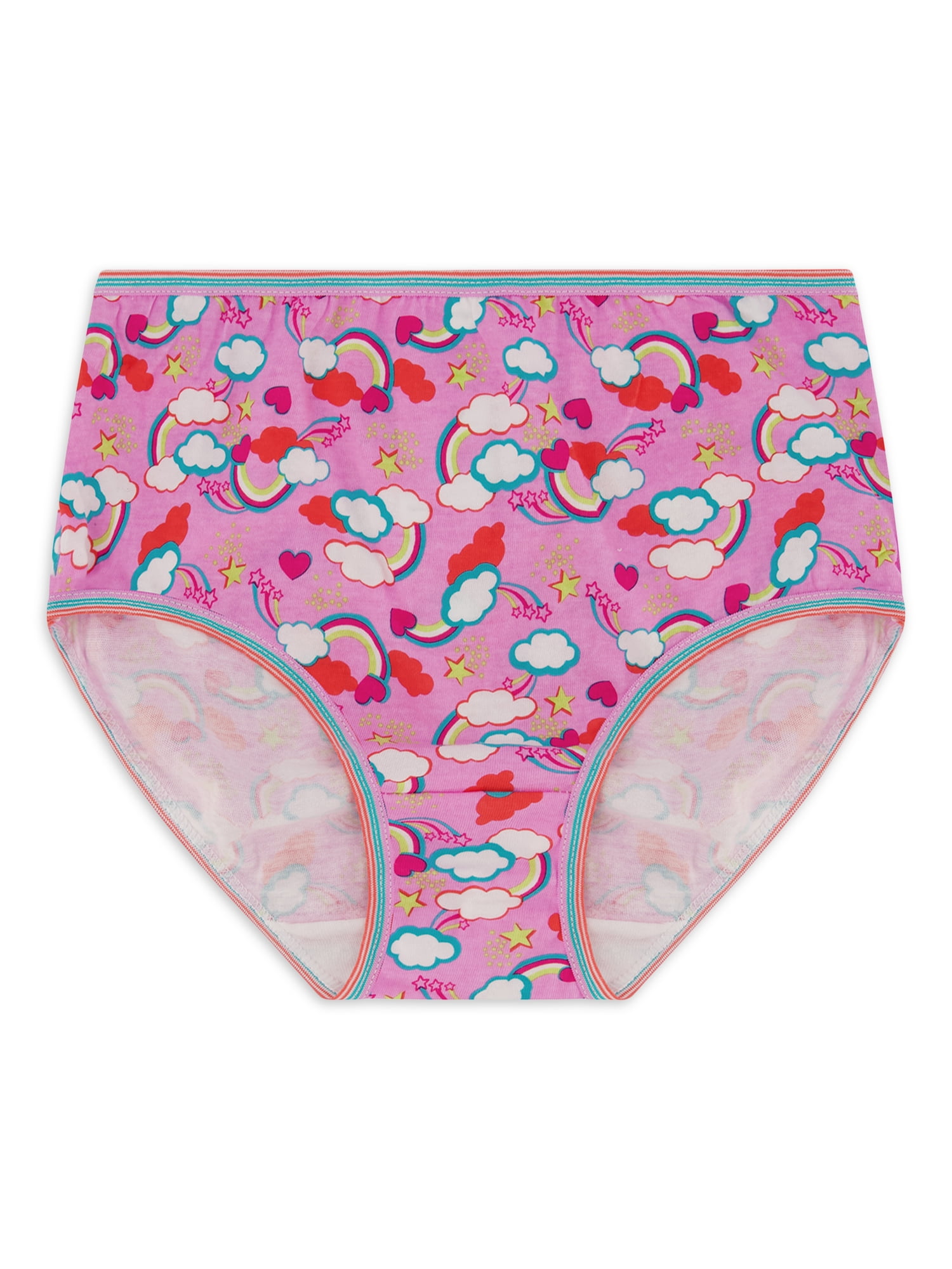 NWT Wonder Nation Girls Briefs Panties Underwear 10 pairs/pack