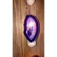 thumbnail image 2 of Purple Polished BrFYBTO ilian Crystal Agate Slab Night Light Nite Lite, 2 of 2