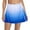 White Blue Gradient, variant on Charmo Women's High Waisted Swim Skirts Swim Bottoms with Briefs Bikini Tankini Bottoms Solid Swimdress Skirts