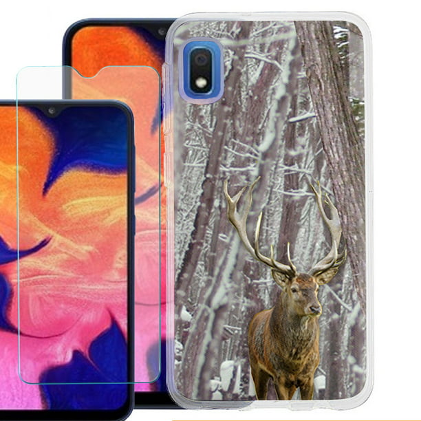 For Samsung Galaxy A10e Phone Case , Slim-Fit TPU Case with Tempered ...