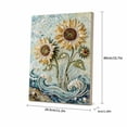 thumbnail image 3 of Sunflower Pearl Art DIY Kit, Diamond Painting Craft for Adults, Castle and Beach Theme Bead Art Project, Creative Wall Decor Artwork, Handmade Home Gift Idea, 3 of 6