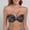 Black, variant on Women's High Support Strapless Bra Push Up Lace Breathable Lightly Padded for Tube Tops Off Shoulder Dresses Sports Bras for Women Large Bust