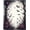 Black Purple Gray, Pattern 16, variant on ODIKA 8'x10' Washable Area Rug Non-Shedding, Easy Care, Gothic Bat Halloween Flowers Plum Boho Floral Motif with Symmetrical Vines for King Size Bedroom Under Bed, Master Suite