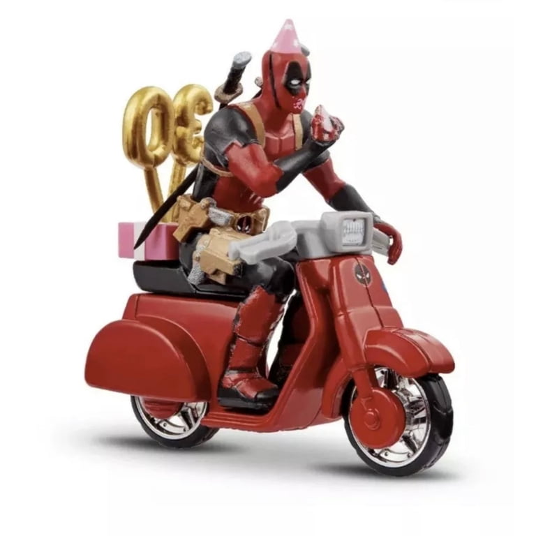 Mattel Hot Wheels Deadpool and Scooter Happy Birthday SDCC 2021