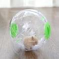 thumbnail image 4 of Leyfeng Pet Toys, Hamster Exercise Ball, Small Animal Hamster Toy Running Exercise Jogging Wheel, Hamster Activity Clear Ball, Suitable for Small Mice, 4 of 8