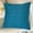 Cyan/Turquoise, variant on IMossad Striped Decorative Pillow Cases: 18x18 Inch Original Velvet Square Throw Pillow Covers for Farmhouse Couch