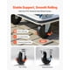 thumbnail image 3 of VEVOR Carro Plataforma Plegable 900 x 610 mm, Carretilla de Transporte Carga de 299,37 kg, Carrito Portaequipajes con Plataforma con Ruedas de PVC de 123 mm, para Tareas Domésticas, Almacén, Mudanza, 3 of 9