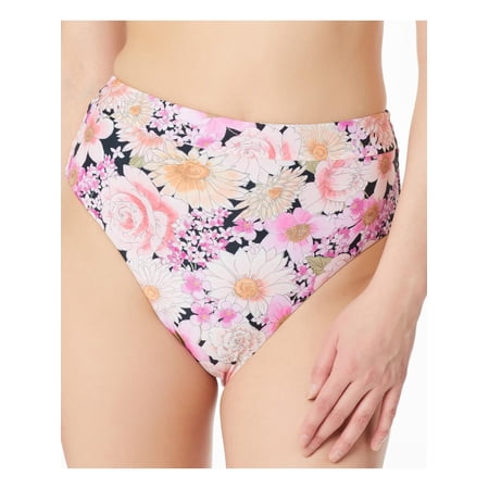 Sanctuary Womens High-Rise Floral Print Swim Bottom Separates