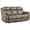 Sandy Brown, variant on Pemberly Row Microfiber Double Reclining Tufted Sofa with Pillow Arms in Gray