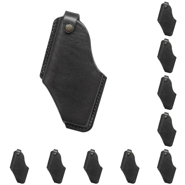 Sonducket Funda para teléfono con cinturón para exteriores, funda para teléfono, funda profesional sencilla de cuero PU para teléfono móvil, S 10piezas