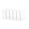 thumbnail image 3 of Lipstore Acrylic Shelf Dividers Portable Adjustable Sturdy Multipurpose Clothes Partition Board Separators for Kitchen Handbags Purses 6 Pieces, 3 of 7