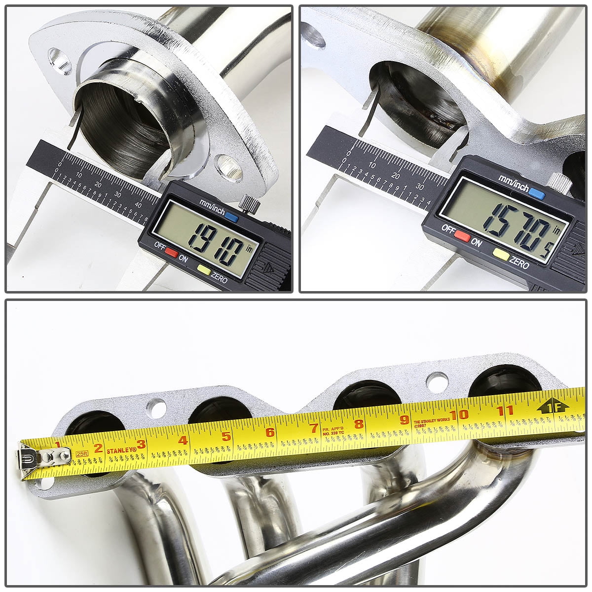 STAINLESS STEEL 4-2-1 HEADER FOR 93-97 COROLLA 1.6 l4 4AFE 7AFE EXHAUST/MANIFOLD