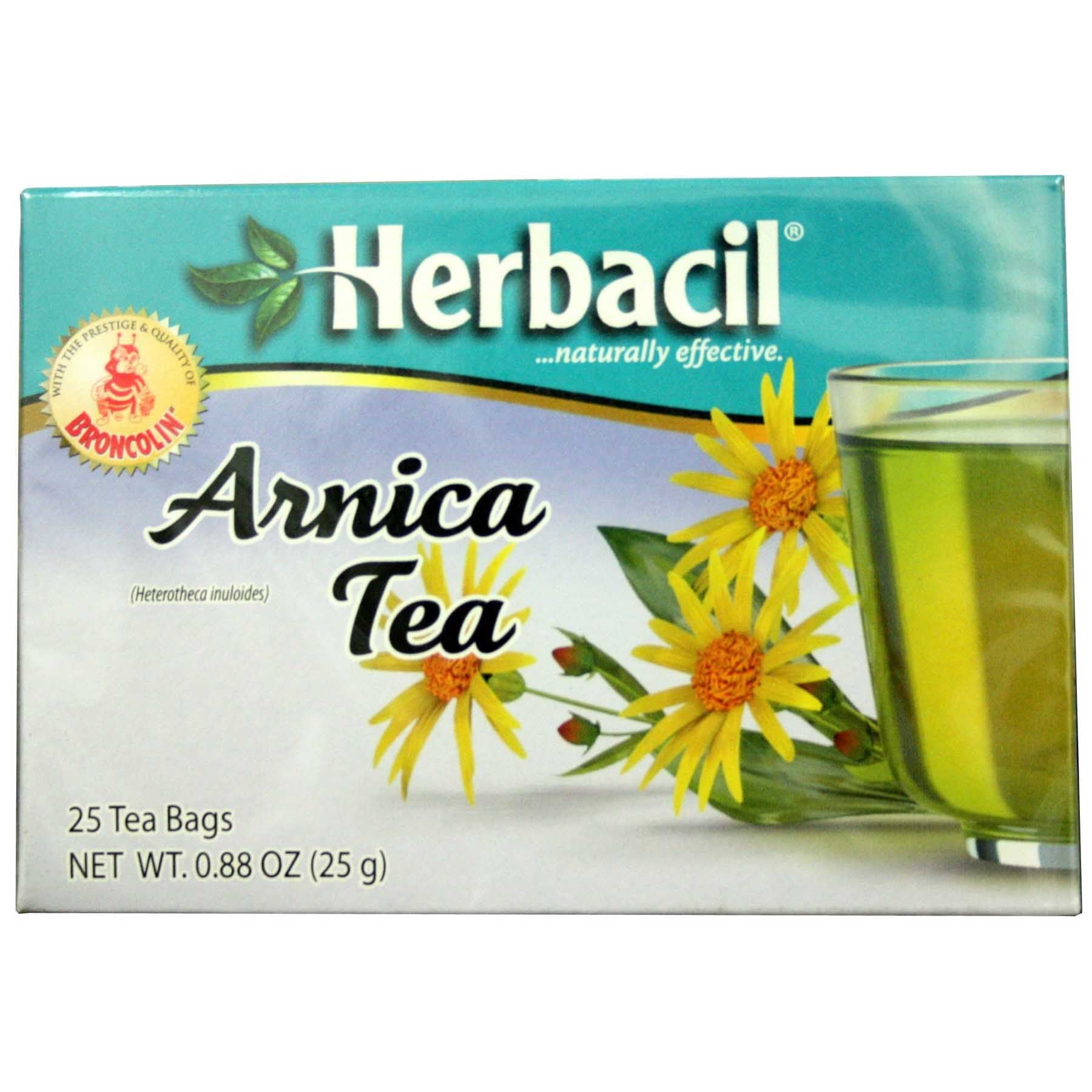 Herbacil Arnica Herbal Tea Bags, 25 Ct