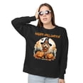 thumbnail image 2 of Happy Halloween Goldendoodle Witches Hat Pumpkin Carving Sweatshirt Unisex Merch Doodle Dog Lover Gifts Idea - 02019, 2 of 6