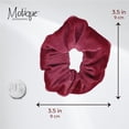 thumbnail image 5 of Velvet Solid Scrunchies - Set of 2 (Mauve), 5 of 5