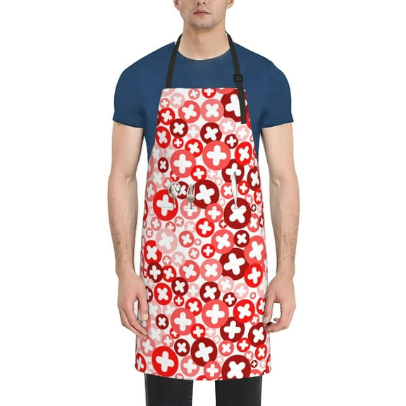Bingfone Plus Cross Apron Gifts For Men, Women Professional Grade Chef Apron for Kitchen,BBQ & Grill
