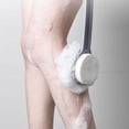 thumbnail image 3 of Seitruly Paquete de 4 cepillos de baño para el cuerpo, mano trasera, mango largo, cepillos de ducha, baño portátil, juego de herramientas de limpieza Cuerpo del baño Doble lado Seitruly CE013828-02, 3 of 6