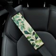 thumbnail image 4 of WYYP Floral Pattern Green Leafy Design Car Safety Seatbelt Shoulder Pad 1Pcs, 4 of 5