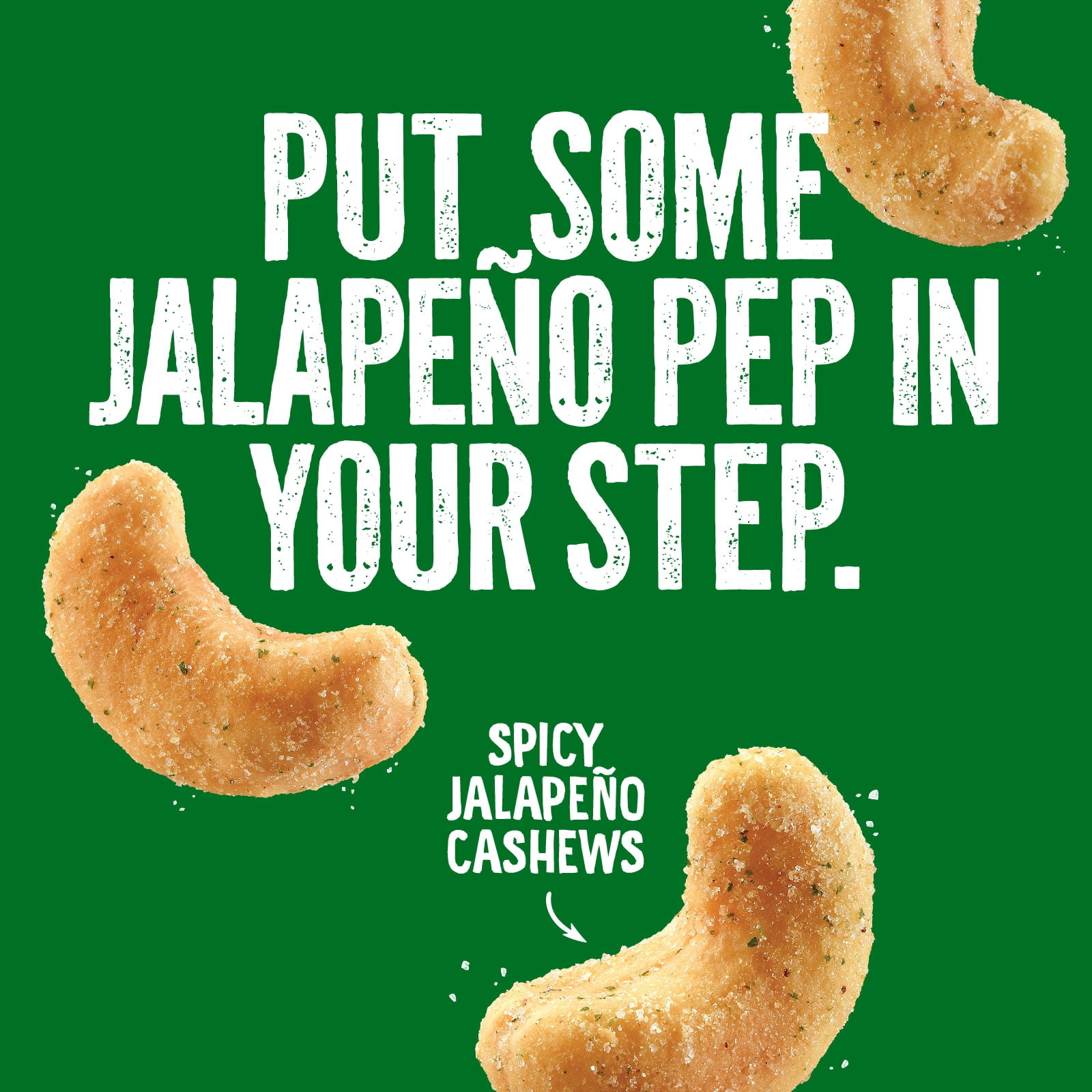 Emerald Nuts Jalapeno, Honey Glazed, Salt and Pepper Seasoned Cashews 5.5 oz Resealable bags (3 Pack Variety)