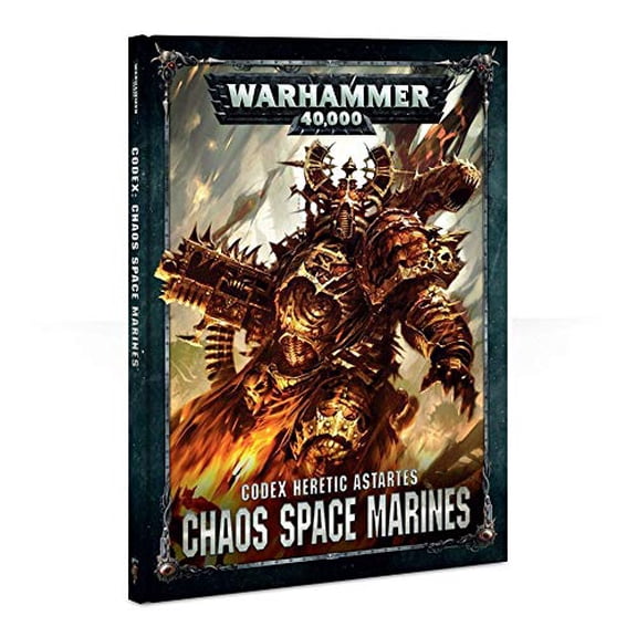 Pre-Owned Games Workshop Warhammer 40,000: Codex: Chaos Space Marines 2 Hardcover, 9781788264679, 1788264673, Paperback,