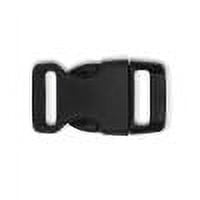 (3 pack) Dritz 5/8" Black Parachute Buckles for crafting or replacement, 2 Count