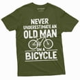 thumbnail image 6 of Men's Funny Grandpa Papa Bicycle T-shirt Biker bike Grandfather Tee shirt Father's day Tee shirt (3X-Large Grey), 6 of 7