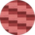 thumbnail image 1 of Ahgly Company Indoor Round Patterned Love Red Area Rugs, 7' Round, 1 of 6