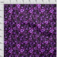 thumbnail image 3 of oneOone Polyester Lycra Violet Fabric Florals Quilting Supplies Print Sewing Fabric By The Yard 56 Inch Wide, 3 of 4