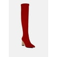 thumbnail image 2 of Star Gazer Slim Block Heel Long Boots, 2 of 10