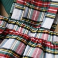 thumbnail image 6 of CAICJ98 Baby Girl Christmas Clothes Plaid Outfits Long Sleeve Romper Overall Skirt Dress Cute Newborn Outfit Green,Size 3-6 Months, 6 of 7