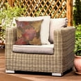 thumbnail image 1 of Liora Manne Visions IV Leaf Toss Indoor Outdoor Decorative Pillow Flame Caramel, 1 of 3