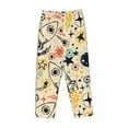 thumbnail image 6 of Uemuo Rockets Pattern Women's Wide Leg Palazzo Lounge Pants with Pockets Light Weight Loose Comfy Casual Pajama Pants-Large, 6 of 9