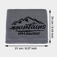 thumbnail image 3 of Bavoir Tricoté Doublé en Laine Rouge pour Femmes et Hommes, 3 of 4