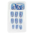 thumbnail image 3 of Uñas postizas, 24 piezas, uñas postizas tipo ataúd, uñas postizas, salida de alta intensidad, 3 of 14