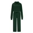 thumbnail image 6 of Usmixi Womens Tracksuits Set Women's 2 Piece Outfits Casual Half Zip Pullover Sweatshirt and Drawstring Long Pant Lounge Sets Workout Sports Sweatsuit Sets with Pocket, 6 of 7