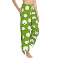 thumbnail image 2 of Xecao Funny Sheep Doing Yoga Women's Straight Lounge Pajama Pants: The Epitome of Relaxed Sleepwear, 2 of 9