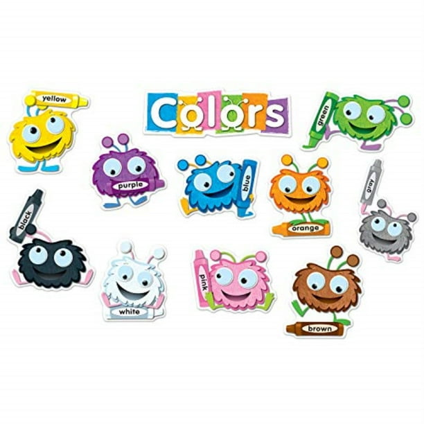 carson dellosa color critters bulletin board set (110173)