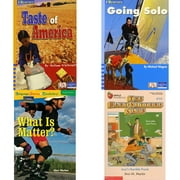 Children's Fun & Educational 4 Pack Paperback Book Bundle (Ages 6-12): IOPENERS TASTE OF AMERICA SINGLE GRADE 4 2005C, IOPENERS GOING SOLO SINGLE GRADE 5 2005C, Language, Literacy & Vocabulary - Readi