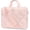 Pink, variant on MOSISO Laptop Shoulder Bag, 13.3 inch Sleeve Laptop Bag, Double Layer Fluffy Padded with Anti-theft Zipper 360 Protective